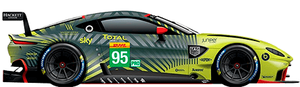 Машина Aston Martin Racing LMGTE Pro 1